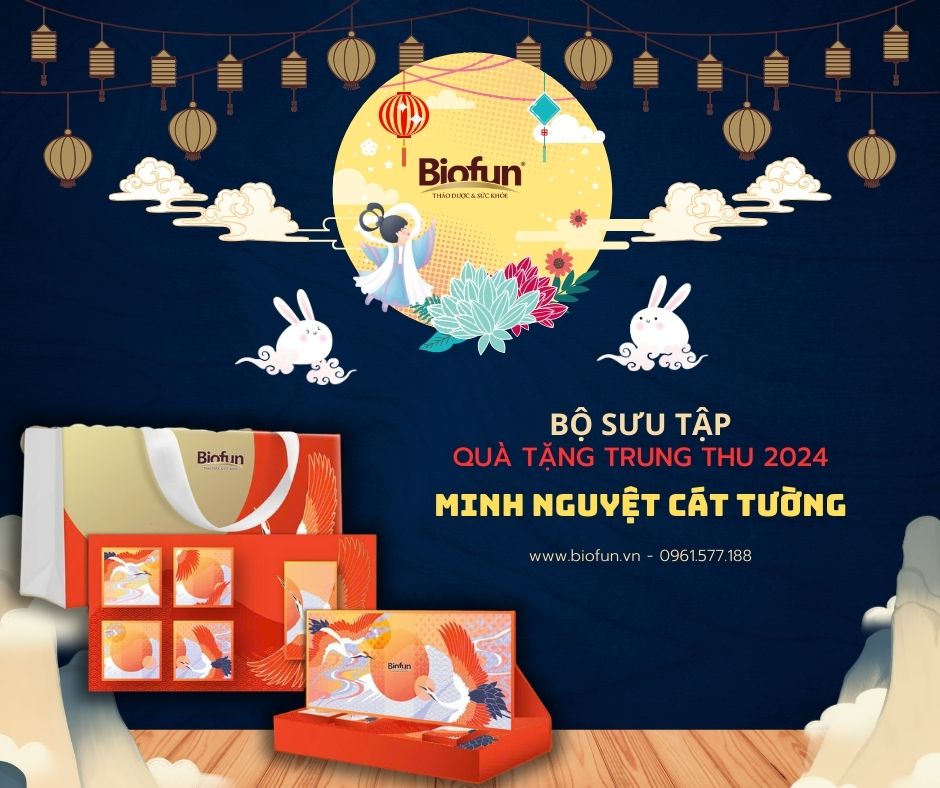 Bộ sưu tập quà tặng trung thu 2024 - Minh Nguyệt Cát Tường Biofun