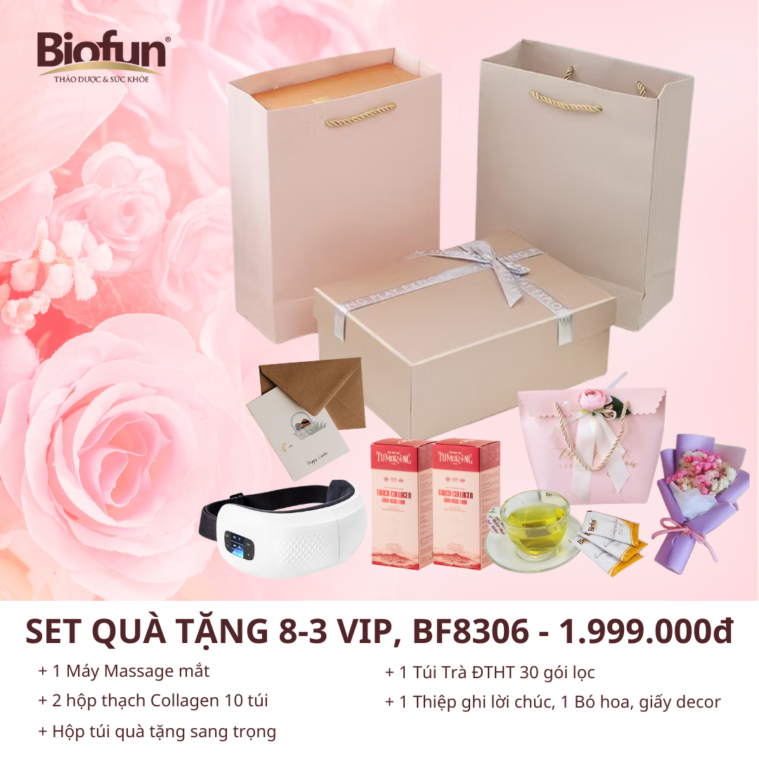 Set 1 - biofun - bộ quà tặng ngày phụ nữ 8-3 cao cấp