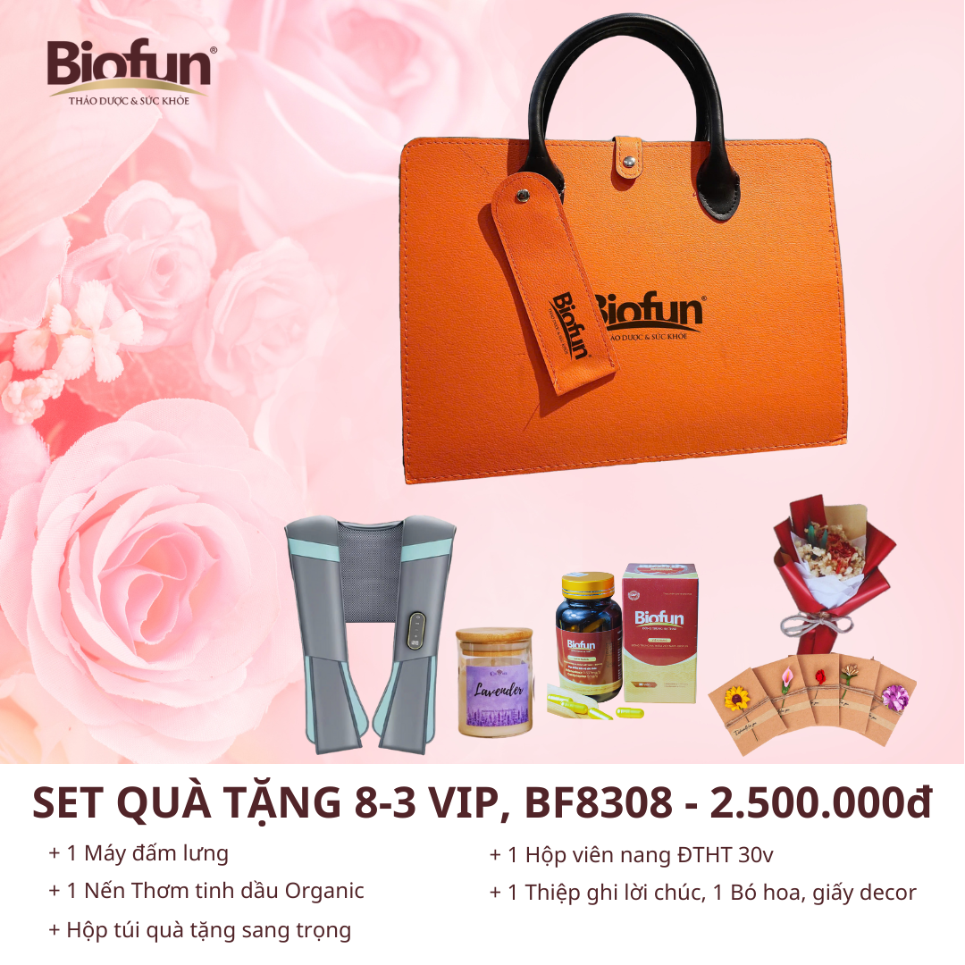 Set 3 - biofun - bộ quà tặng ngày phụ nữ 8-3 cao cấp