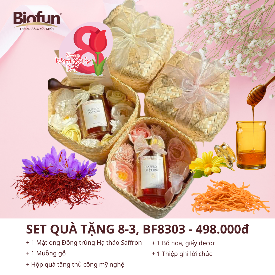 Set 3 - Biofun - bộ quà tặng ngày phụ nữ 8-3 ns dưới 500K