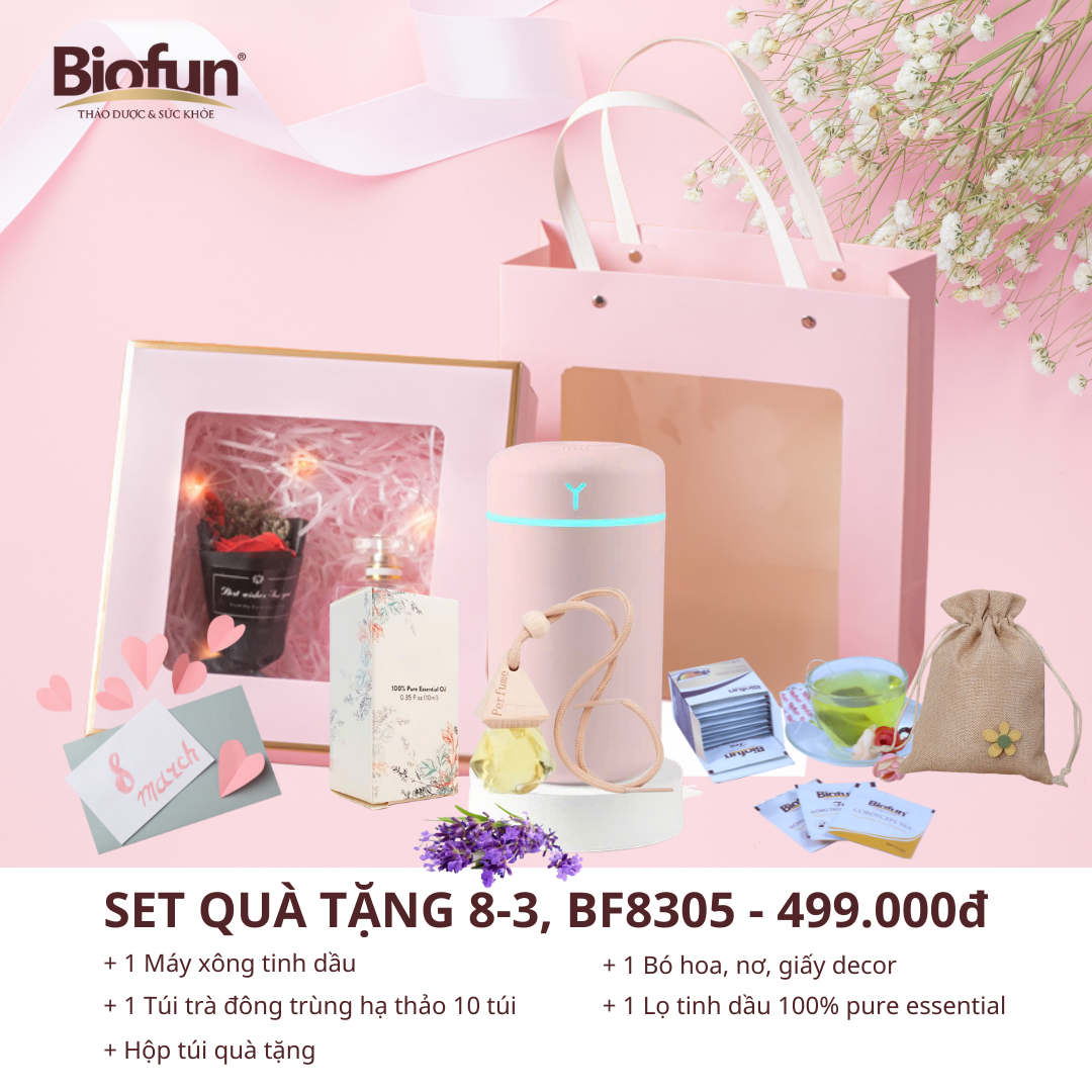 Set 5 - Biofun - bộ quà tặng ngày phụ nữ 8-3 ns dưới 500K