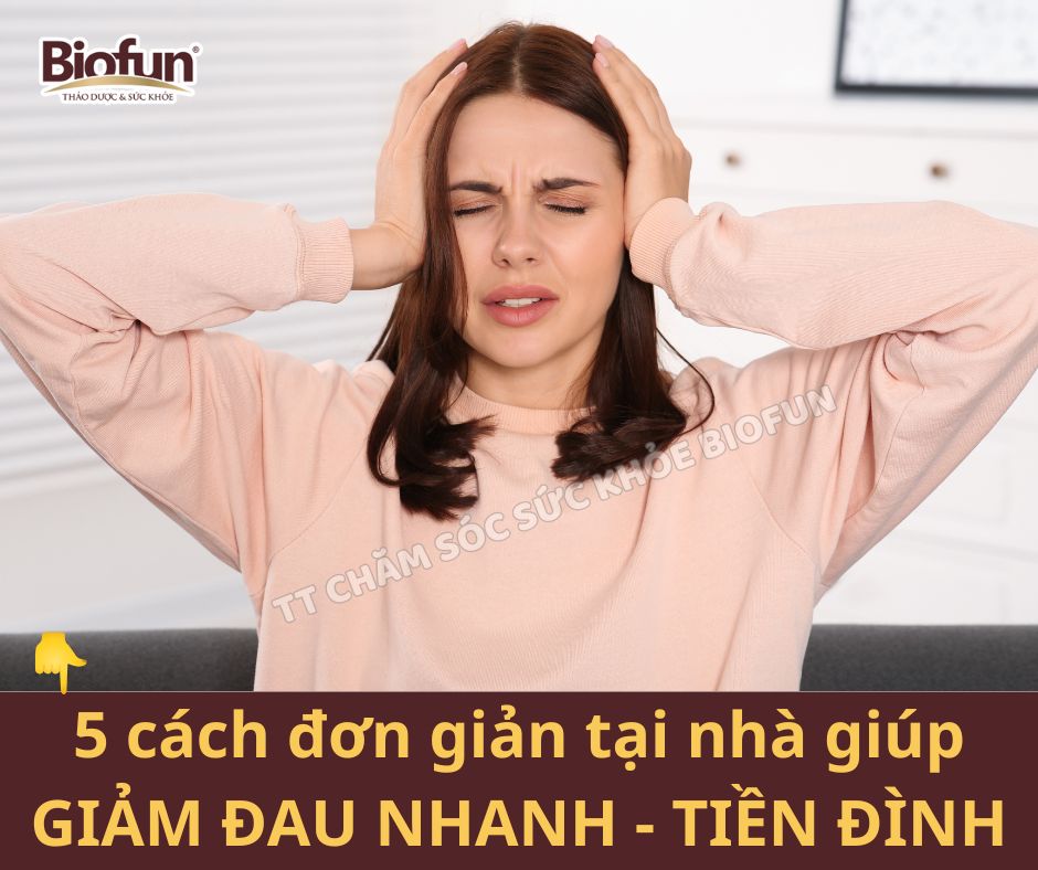 5 Cách Giảm Chóng Mặt Rối Loạn Tiền Đình Tại Nhà và Giải Pháp Tự Nhiên Từ Biofun